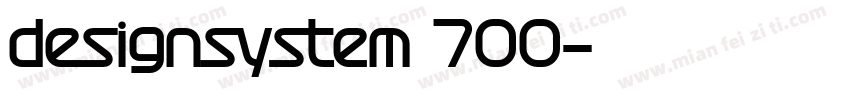 designsystem 700字体转换